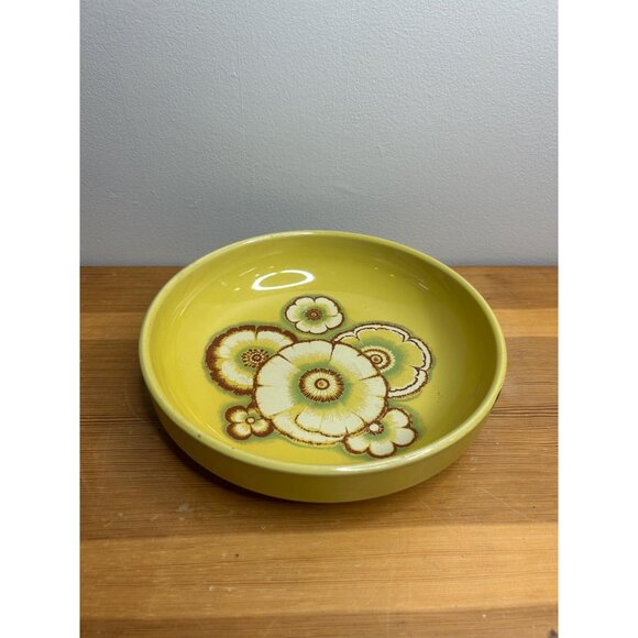 Noritake primastone 8318 gaiety salad dessert plate Japan deep plate flowers - Picture 6 of 6